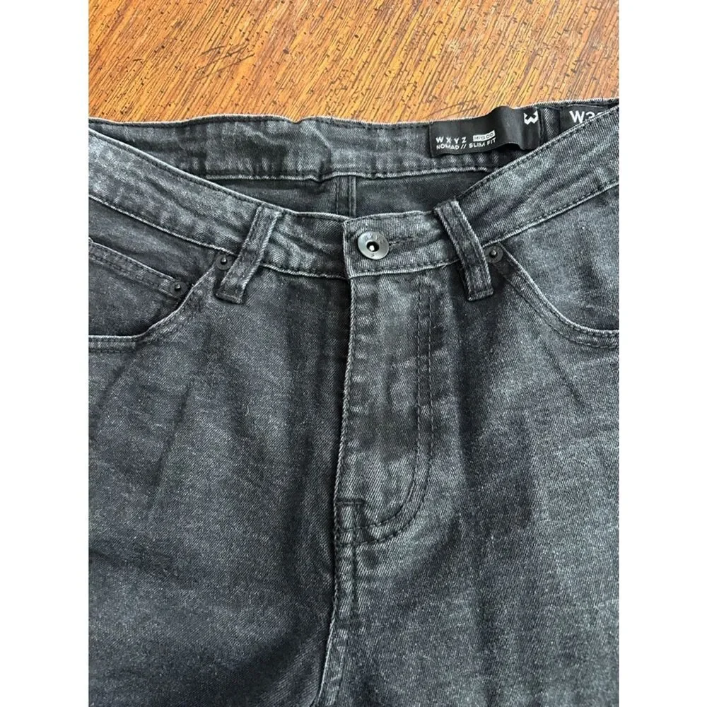 WXYZ Nomad Slim Black Men's Jeans - Classic Skinny Fit. Size 30 EUC